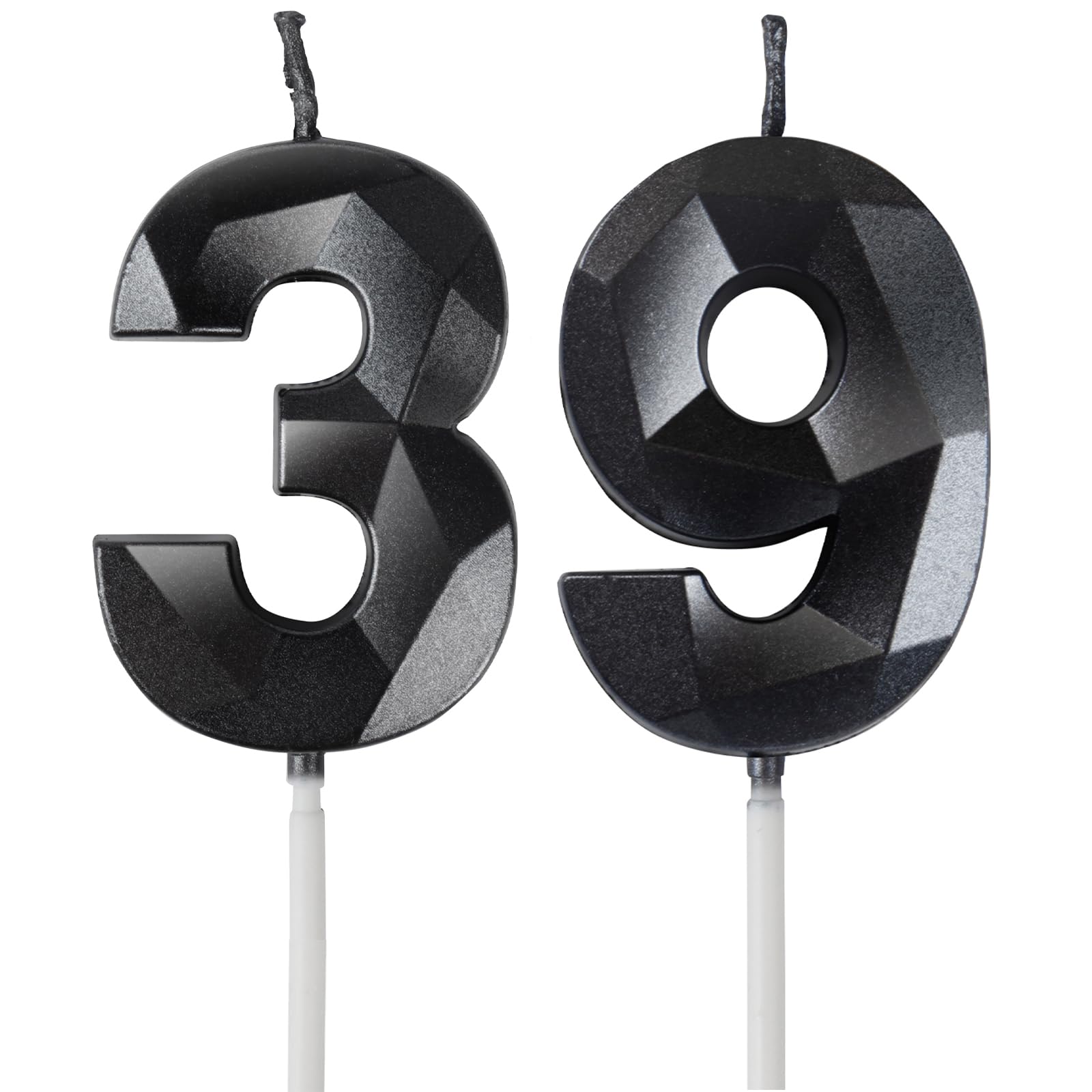 Yiran 50th Birthday Candles, Gold Number 50 Happy Birthday Candles, Cake Topper Decorations for Birthday Party, Wedding Anniversary Celebration Supply — view 20