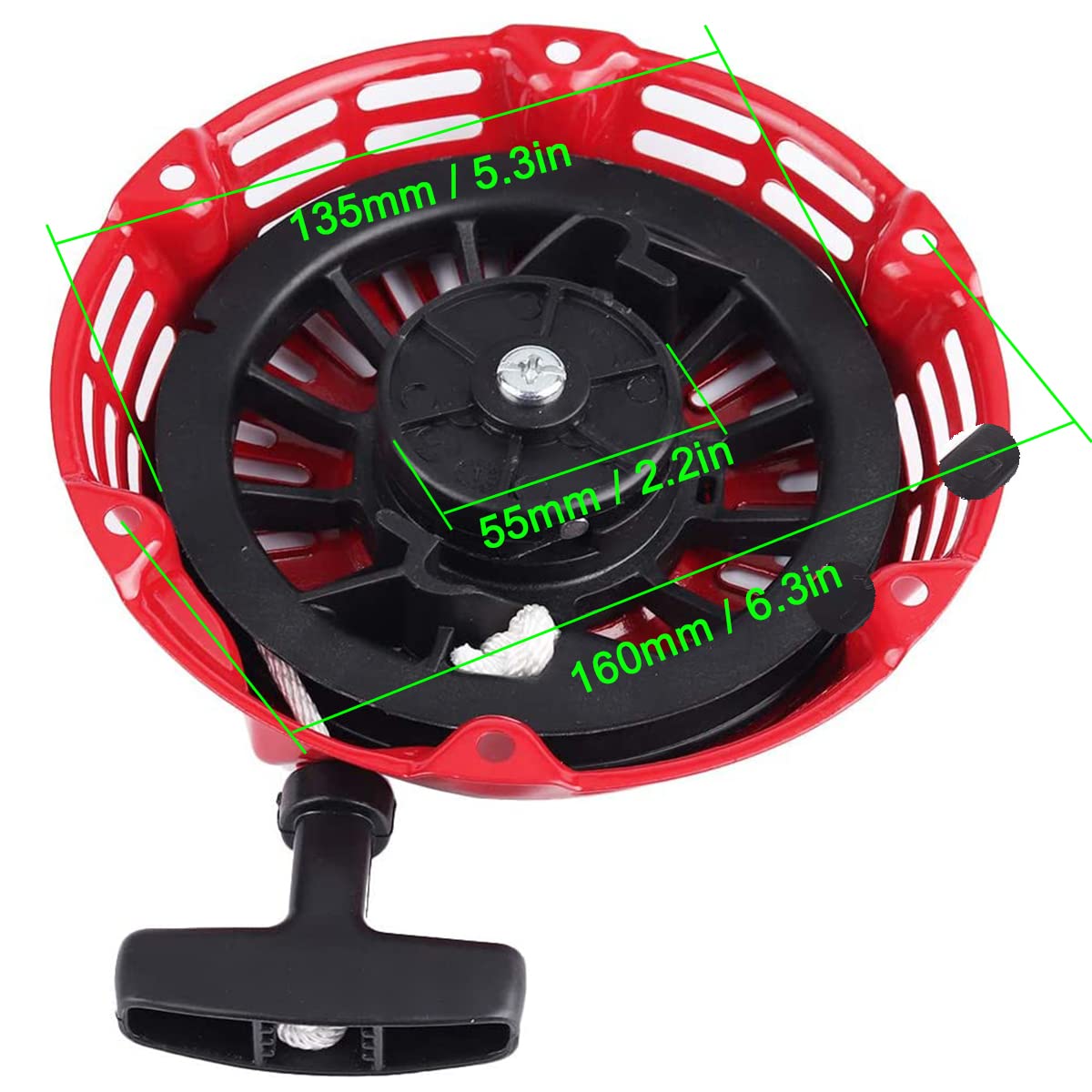 ZAMDOE GX160 Kit Carburatore per Honda GX140 GX 160 GX200 GX168 5HP 5.5HP 6.5HP Motore, con Autoavvolgente, Filtro Aria Bobina di Accensione Guarnizione Candela