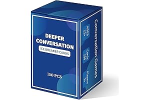 Poen 1 Box of Conversation Cards Games: Deep Conversation Cards for Deeper Talk