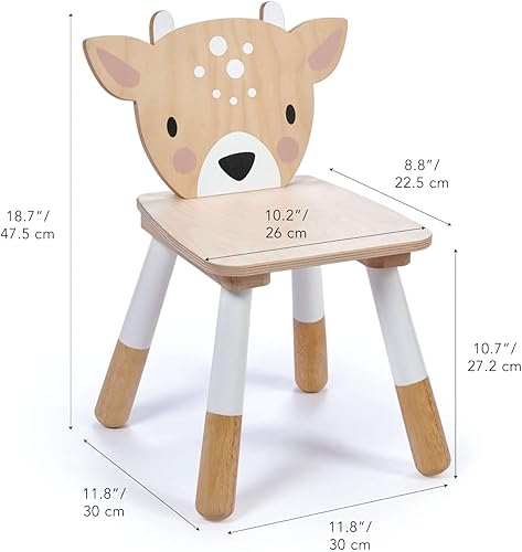 Miniatura 3 de Tender Leaf Toys - Colecciones de mesas y sillas del bosque - Adorable mesa y sillas de juego artístico de tamaño infantil - Fabricado con