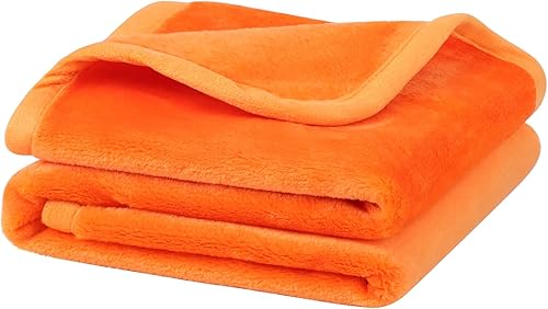 PiccoCasa Manta de franela de forro polar, suave, ligera y cálida para todas las estaciones, lujosa y cómoda manta decorativa para sofá sala de