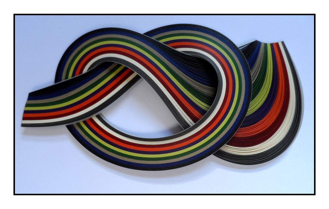 Quilling Paper 3mm pk of 100 - Pearlised Shades