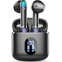 Cuffie Bluetooth 5.4, 2026 Nuovo Auricolari Bluetooth 6D Stereo Cuffie Wireless In Ear con 4 ENC Mic