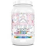 RYSE Loaded Protein Powder - Jet-Puffed Birthday Cake - 25g Whey Protein Isolate & Concentrate with Prebiotic Fiber & MCTs - Low Carb, Low Sugar, Digestive-Friendly - 27 Servings / 2 lb Tub