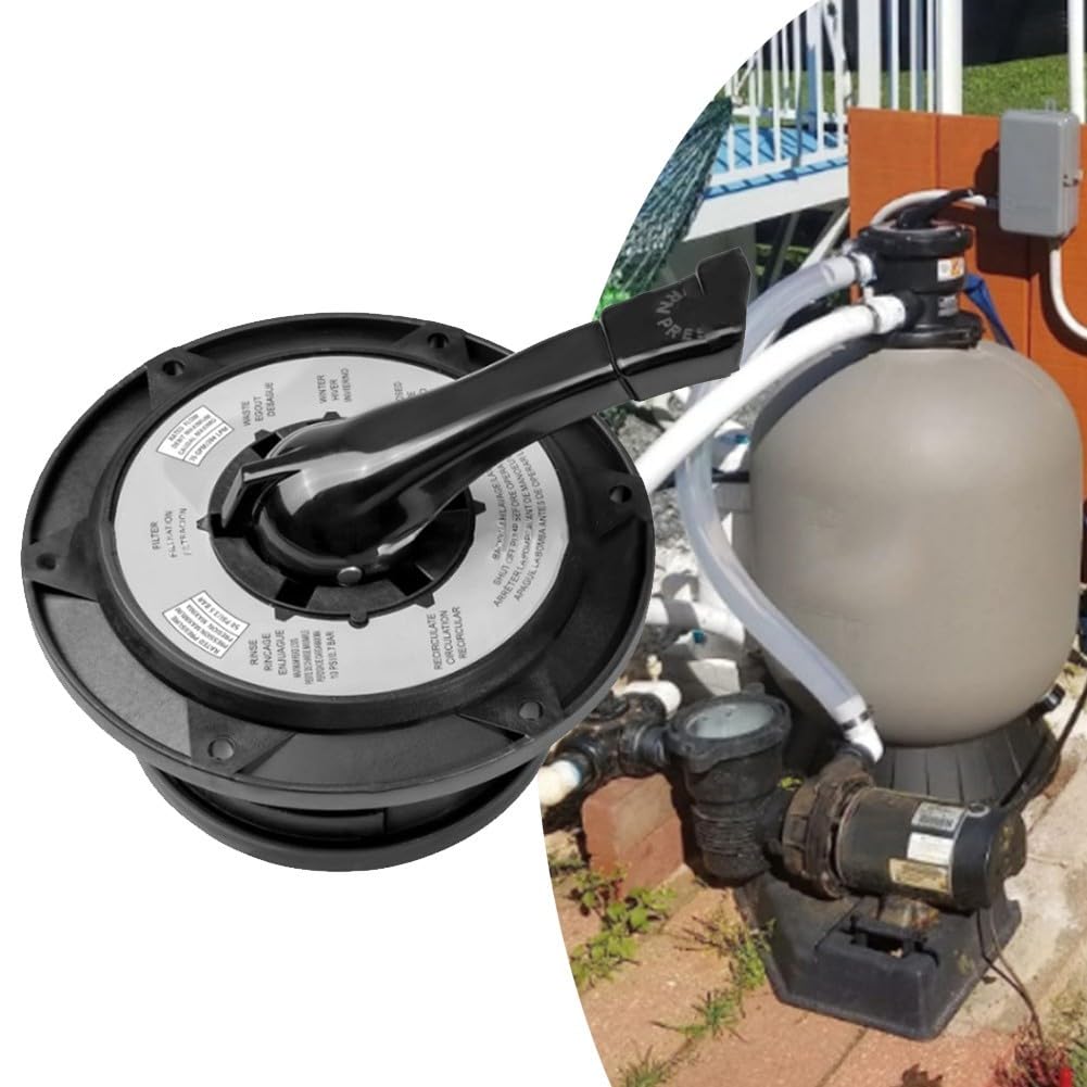 SPX0714BA Llave de montaje de cubierta de válvula y mango de repuesto para válvula multipuerto Hayward SP0714T para Pro VL HCF S200 Series Filtro de arena Piezas de equipo de piscina