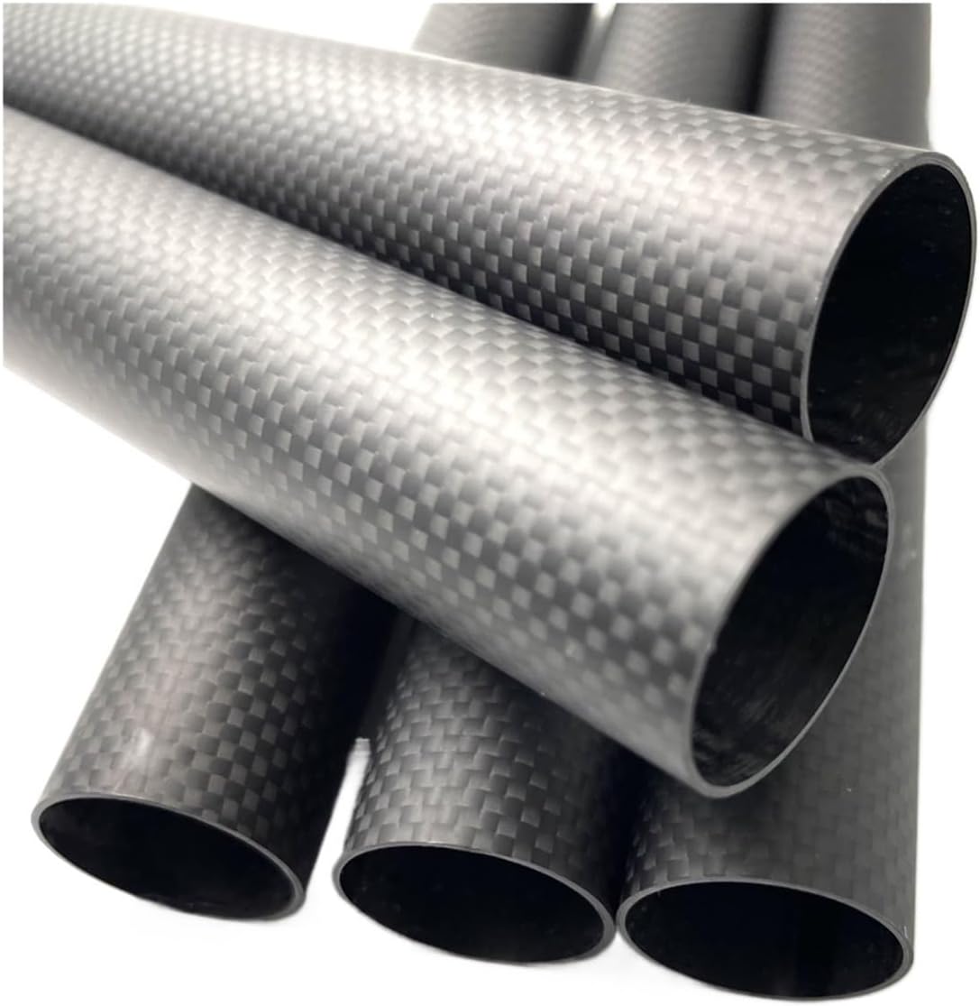 1pc 3K Carbon Fiber Tube Length 1000MM Plain Matte Wall Thickness 1mm