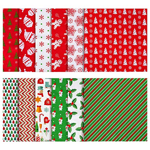 Tissu de coton de Noël patchwork pour vos décorations de table faites main