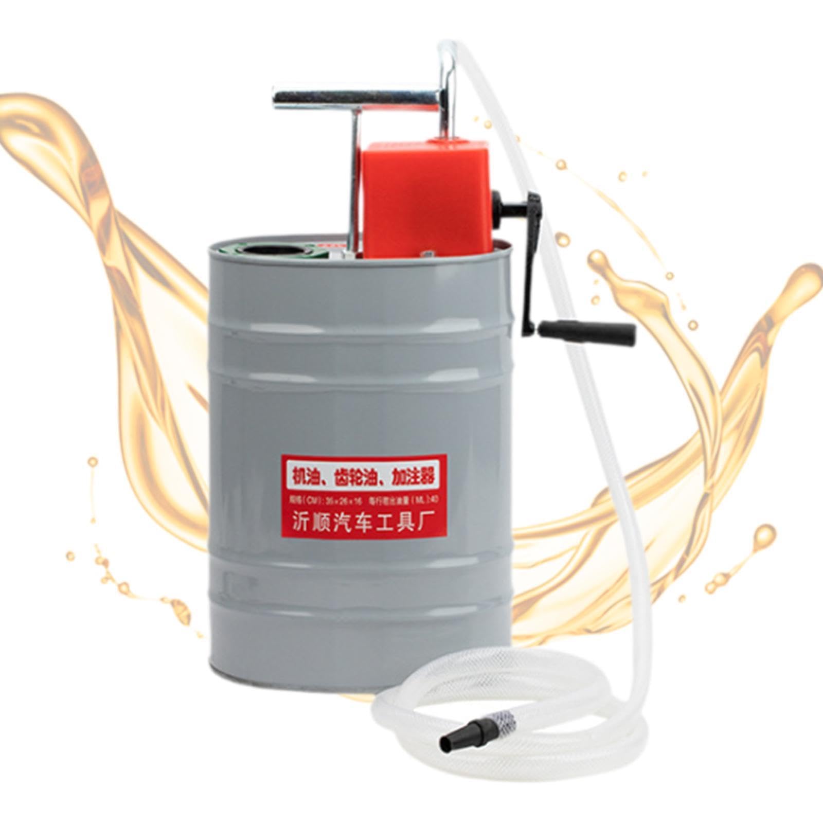Sistema manual de llenado de aceite de manivela 10L para uso automotriz, A