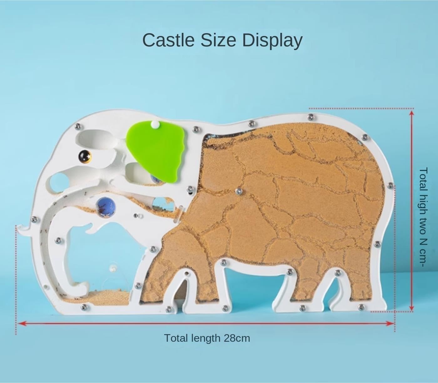 Nido del castello della fattoria delle formiche – Kit di osservazione dell'habitat e della scienza for l'osservazione delle colonie, perfetto for gli appassionati di formiche Casetta per formiche