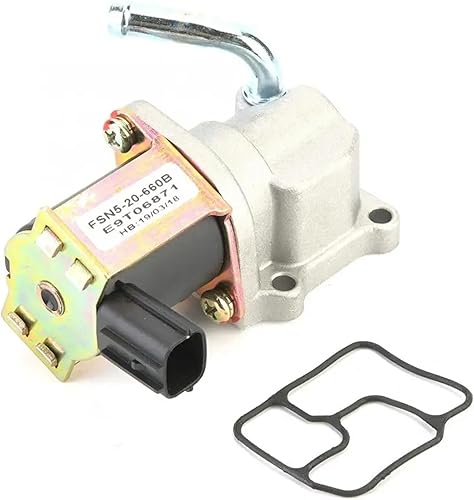 Válvula de control de aire inactivo FSN5-20-660B compatible con MAZDA PROTEGE626 Accesorios de coche Válvula de control de ralentí de aluminio