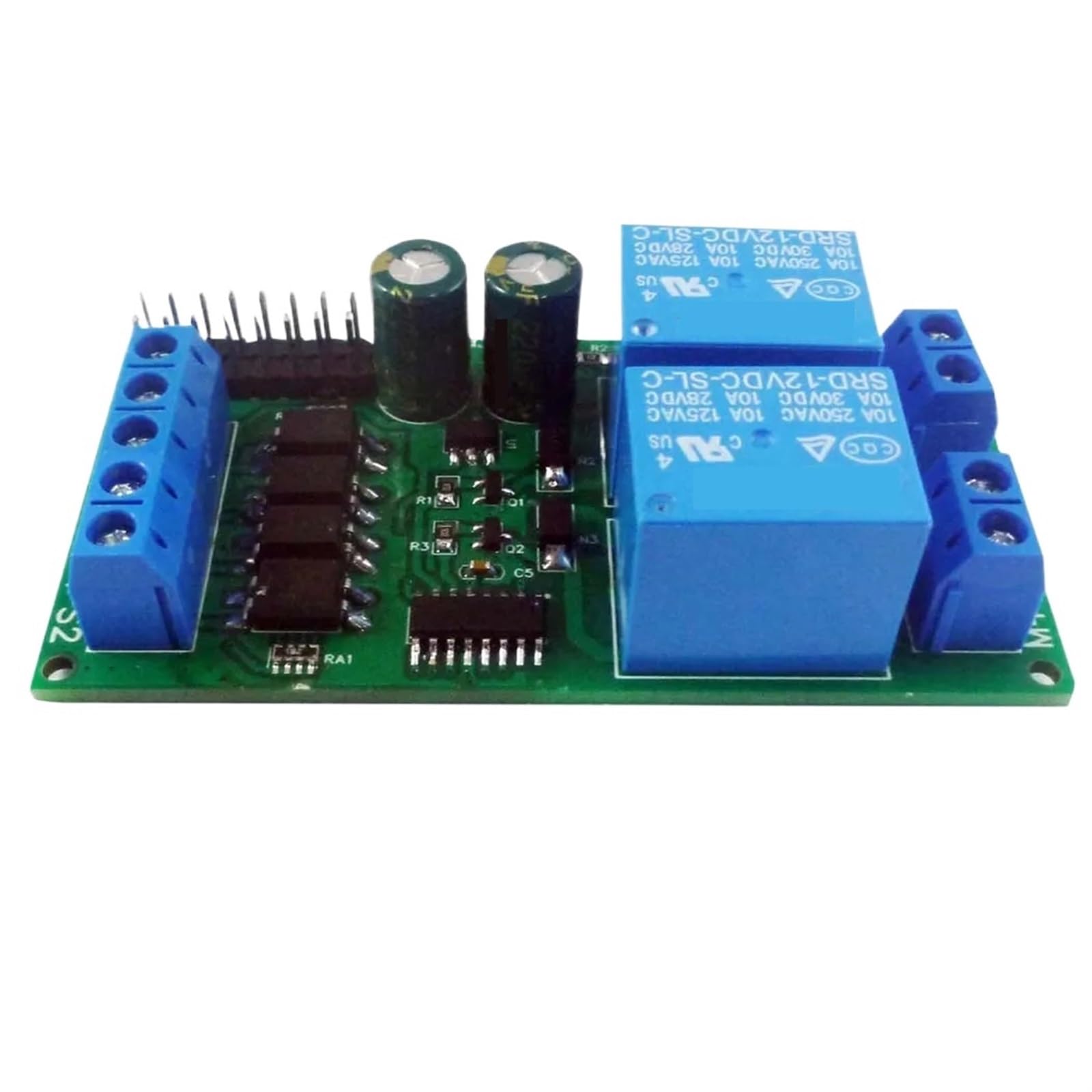 Panneau de relais de moteur DC 12V à inversion de marche et gestion de limite de course