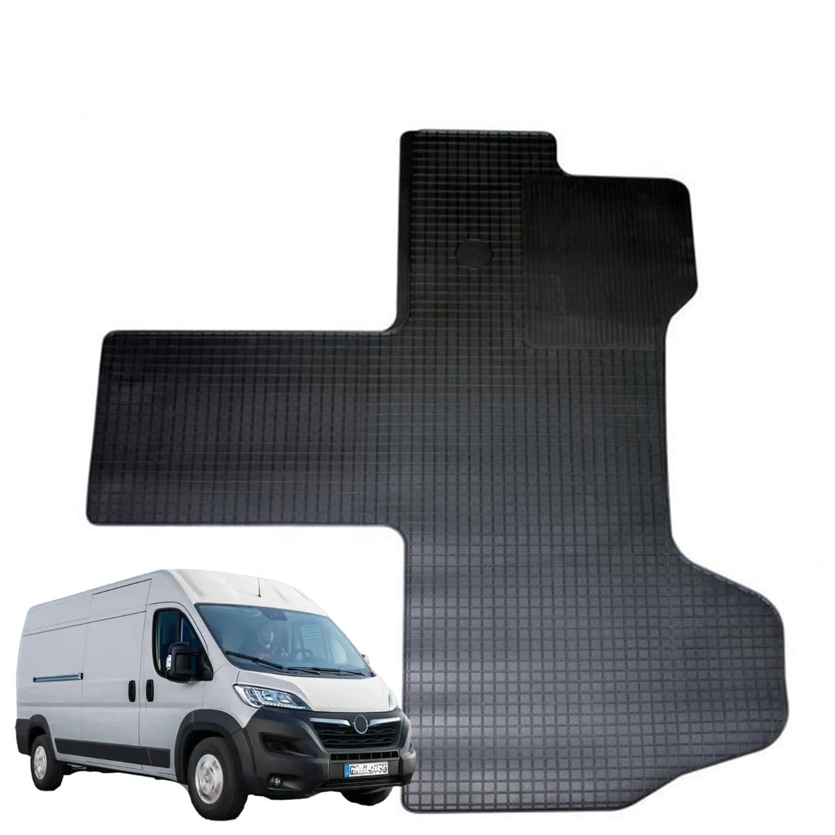 Tappetini Auto In Gomma Mossa Per Opel Movano C Van (2022-), Colore Nero, Set Da 1 Pezzo - 5
