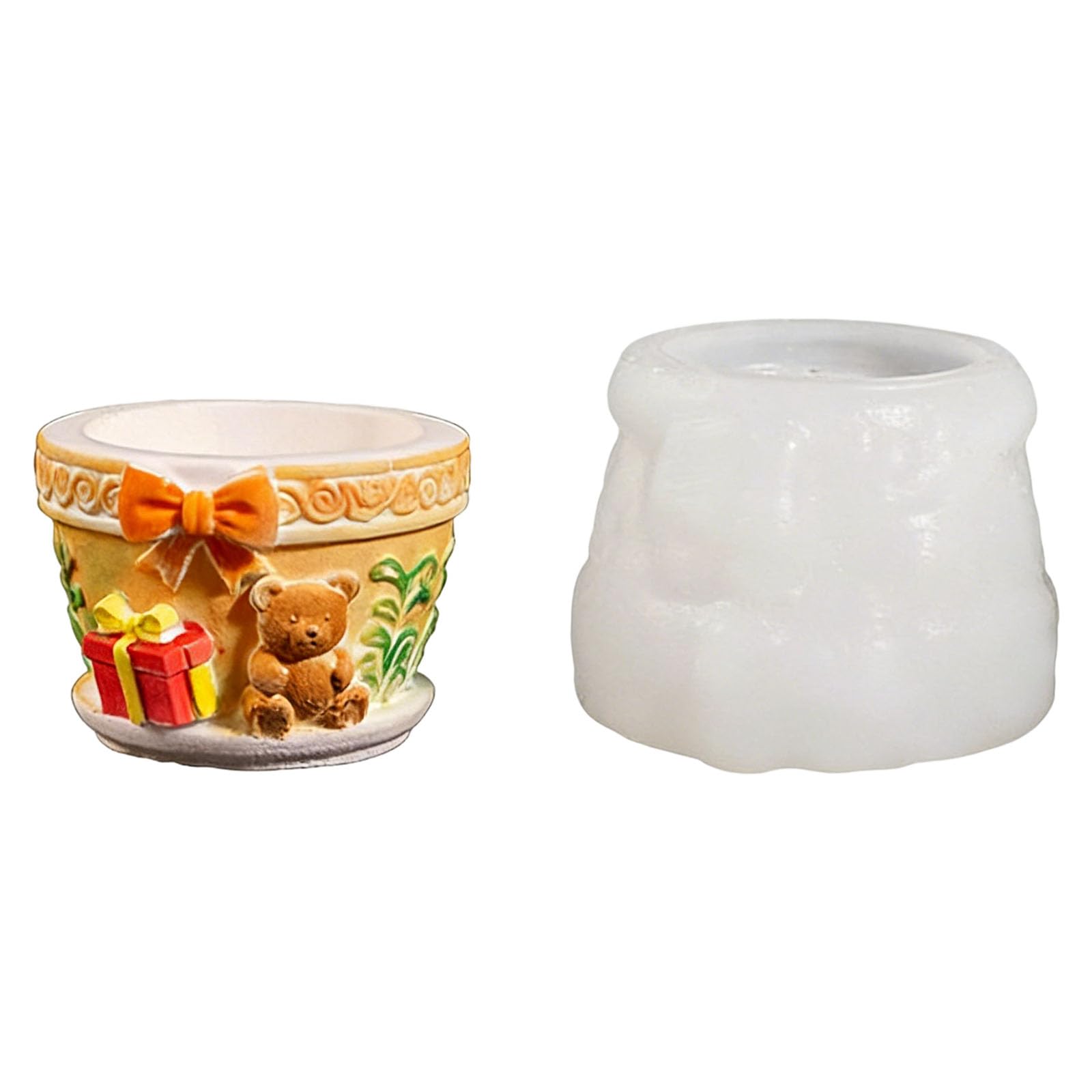 Xjdzineq Silicone Molds Professional Silicone for Resin Casting Cup Pen Holder and Flowerpot Baking Decoration Cast