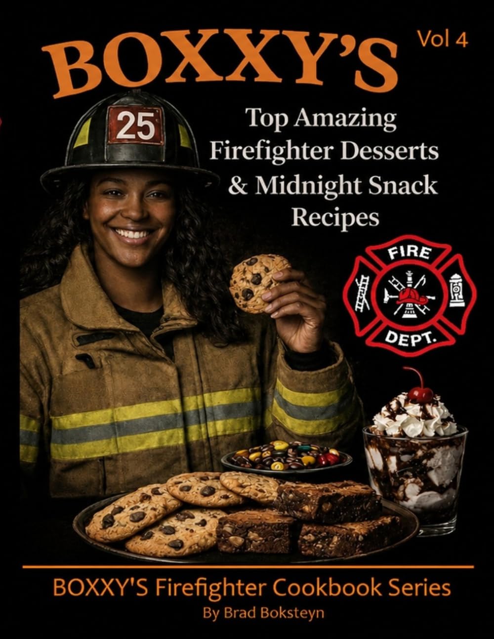 BOXXY’S Fav Firehouse Recipes, Vol #4: Top Amazing Firefighter Desserts & Midnight Snack Recipies (BOXXY'S Firefighter's Fav Cookbook Series)