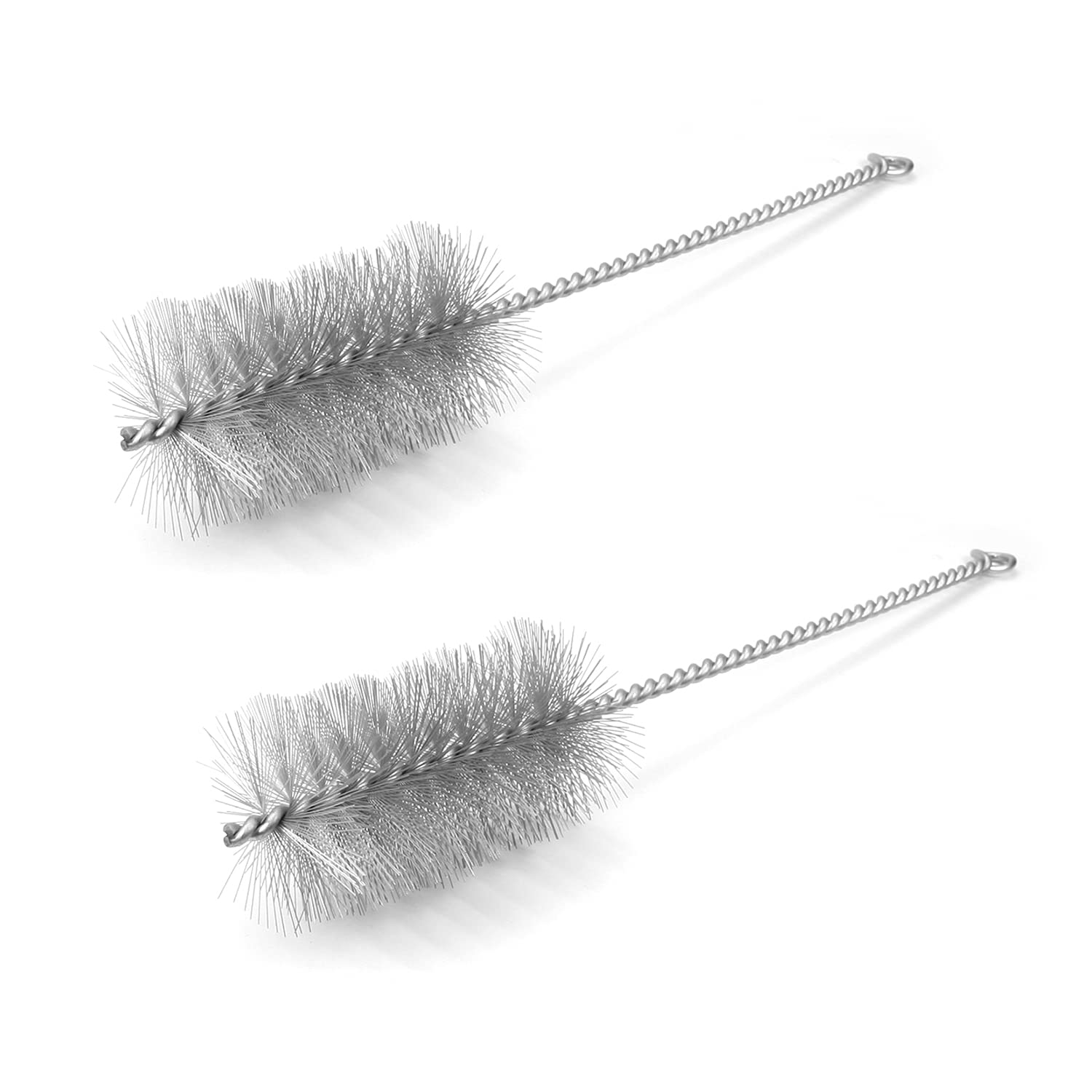 Utoolmart Wire diameter 50 Steel Wire Brush Hand With Long Handle Pipe Cleaning Metal Cleaning Decontamination Rust 2Pcs