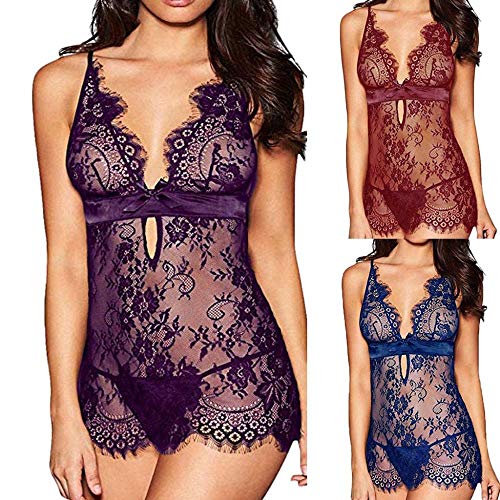 Lingerie string tentation dentelle transparente pour nuits érotiques