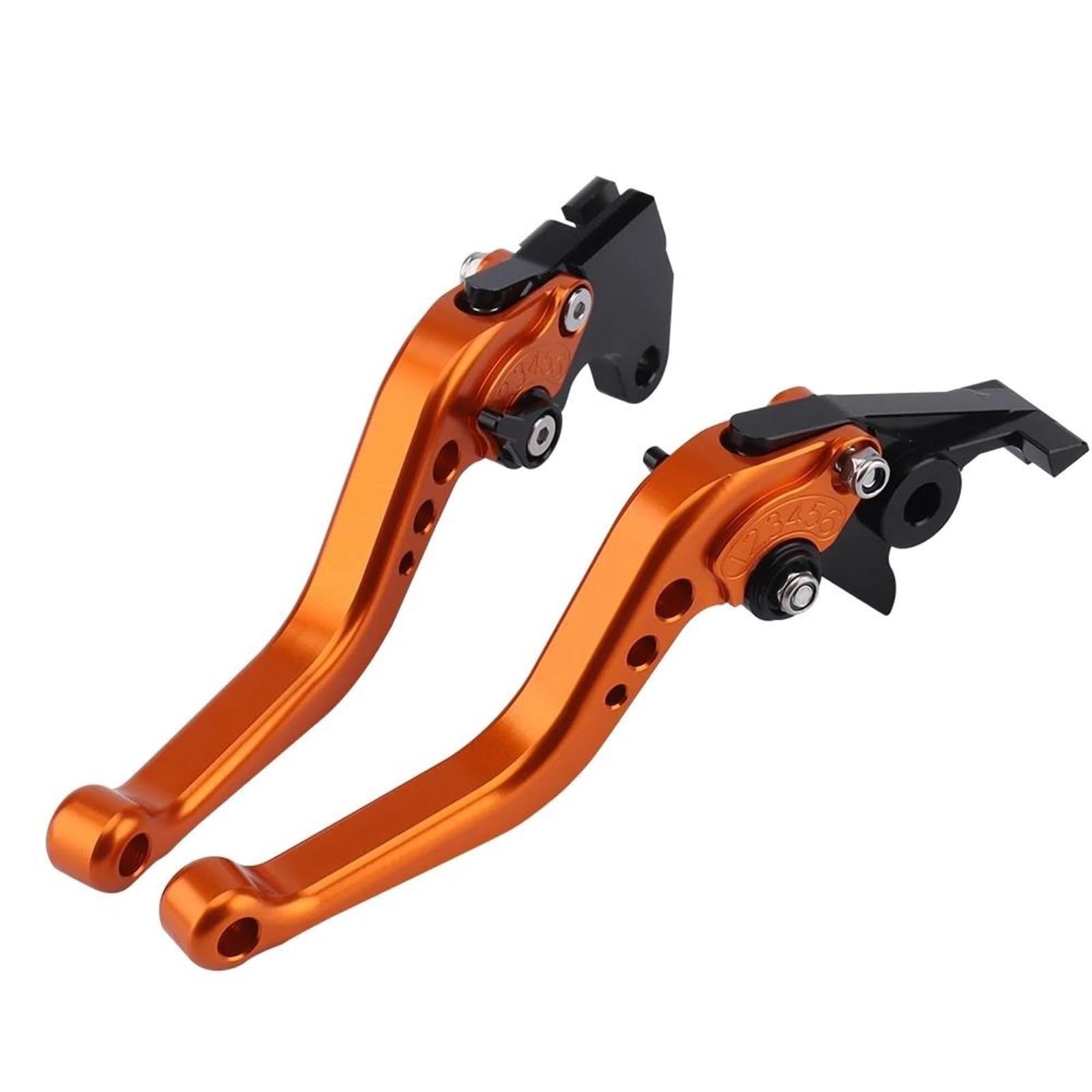 YADLIUASA for Kawasaki GTR 1400 for Concours GTR1400 ZX1400 ZX14R ZX-14R ZZR1400 2006-2016 Motorcycle Handle Long/Short Brake Clutch Lever Brake Clutch Lever(Short Orange)