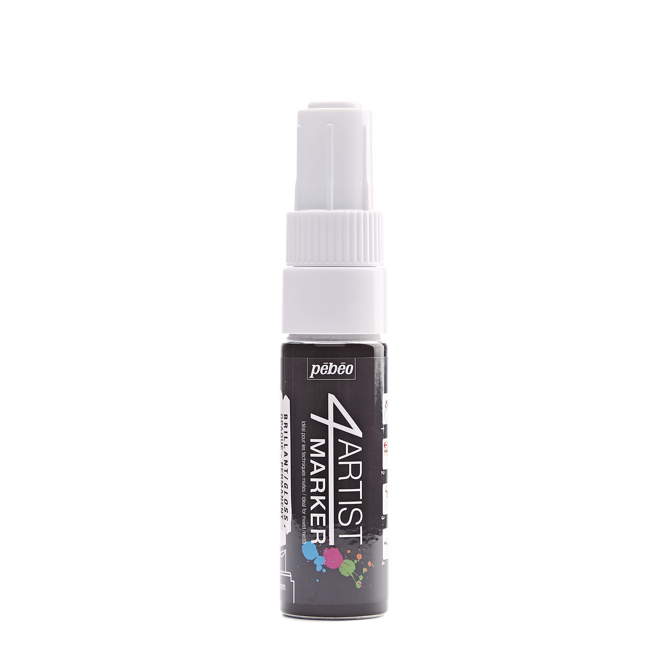Pebeo 4Artist White Marker - 8mm, Chisel