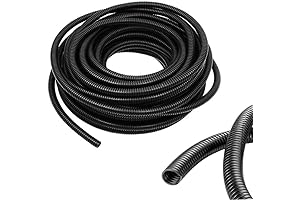 1/4 Inch Premium Braided Wire Loom Cable Sleeve