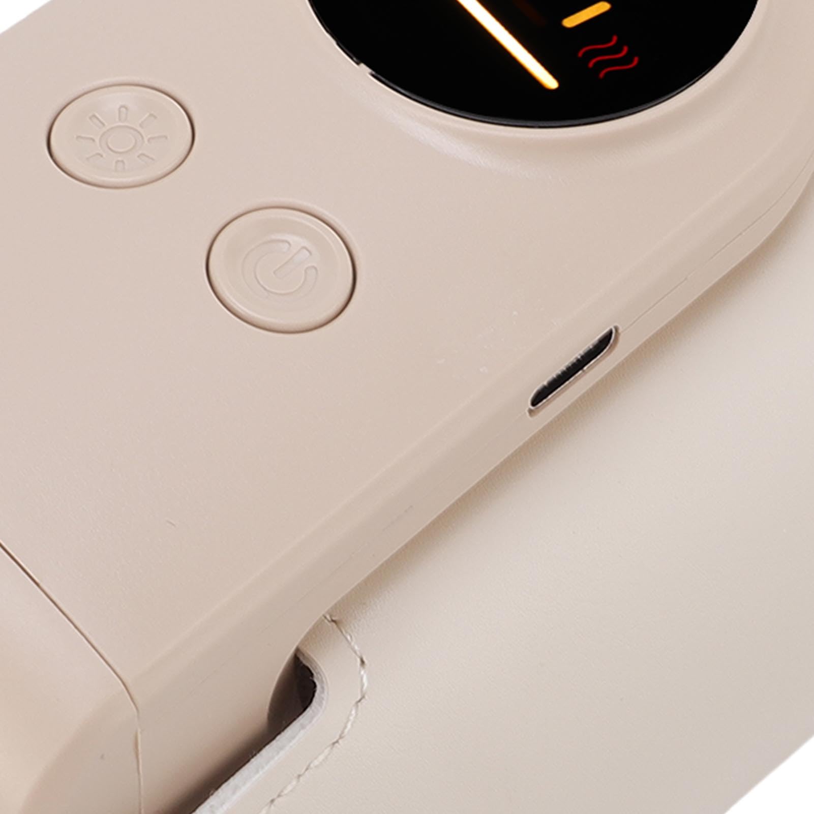Cocoarm Scaldabiberon Veloce, Scaldabiberon in Pelle ABS con Riscaldamento Cordless USB C, Controllo della Temperatura a 6 Livelli da 100,4 a 122°F, Luce Notturna per Viaggi e Allattamento Notturno