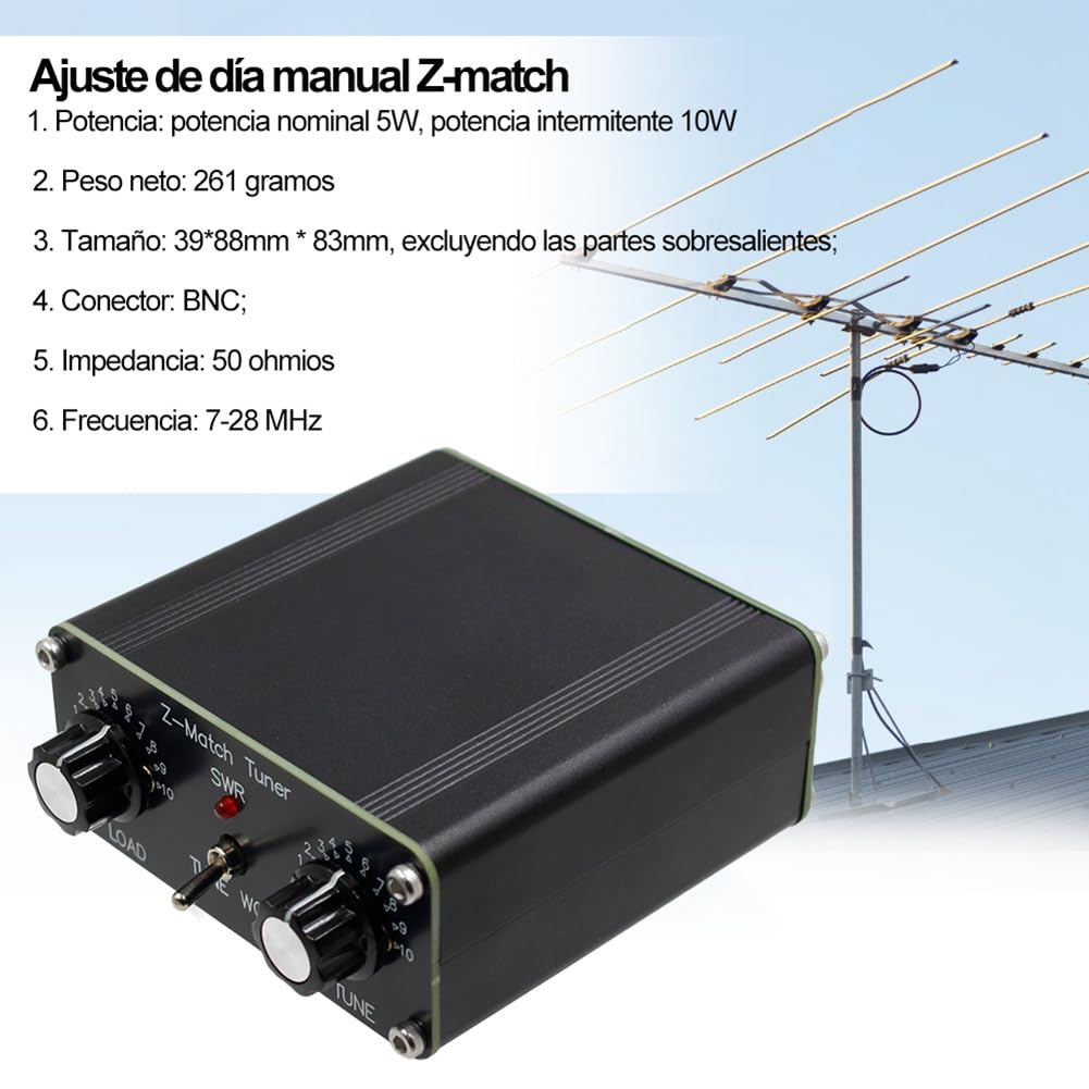 Amazon | Alliteqwe QRP Z-Match 手動アンテナチューナー 5W 3