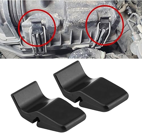Miniatura 5 de DSkoiph Paquete de 2 clips de repuesto para filtro de aire 17219-P65-000 compatible con Honda Fit 1.5L 2009-2013 Insight 1.0L 2000-2006 Accord Auto