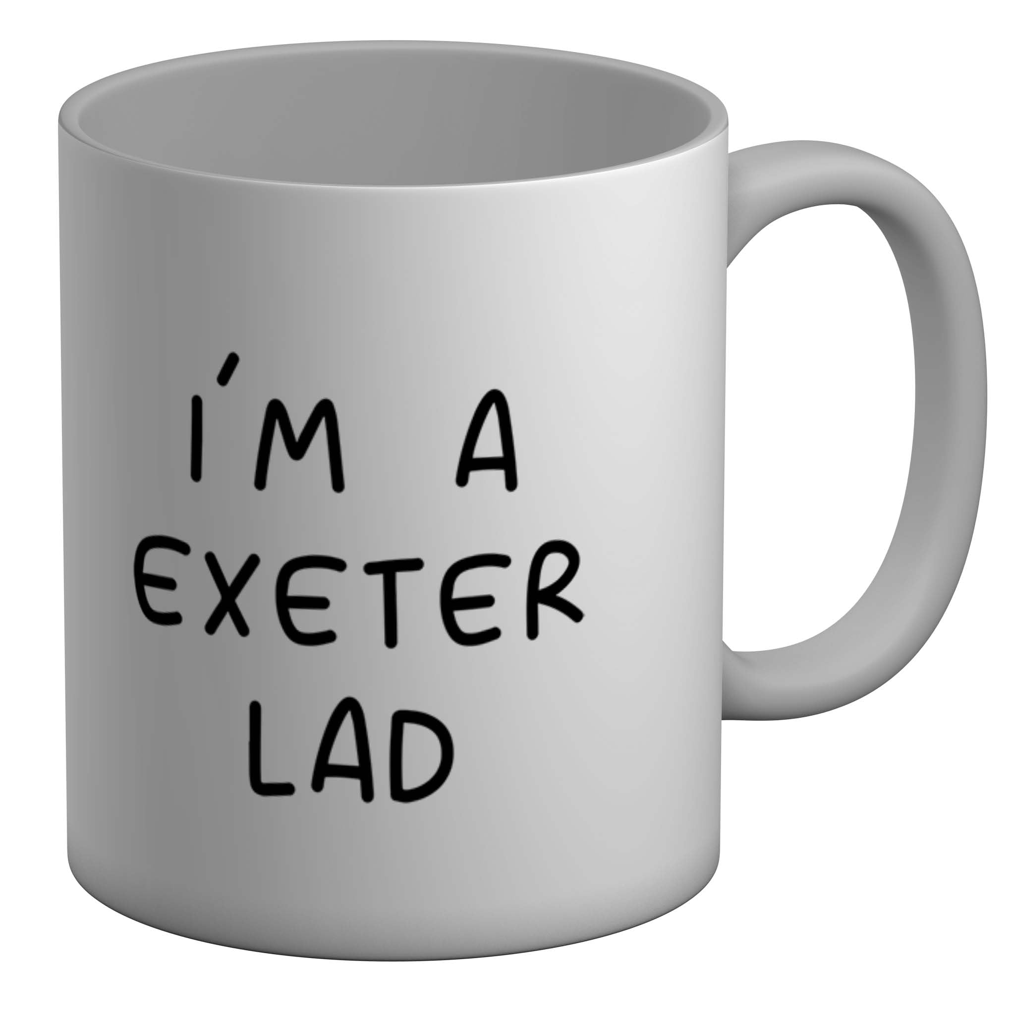 Shopagift I'm a Exeter Lad Mug Funny Brummie White 11oz Large Ceramic Cup