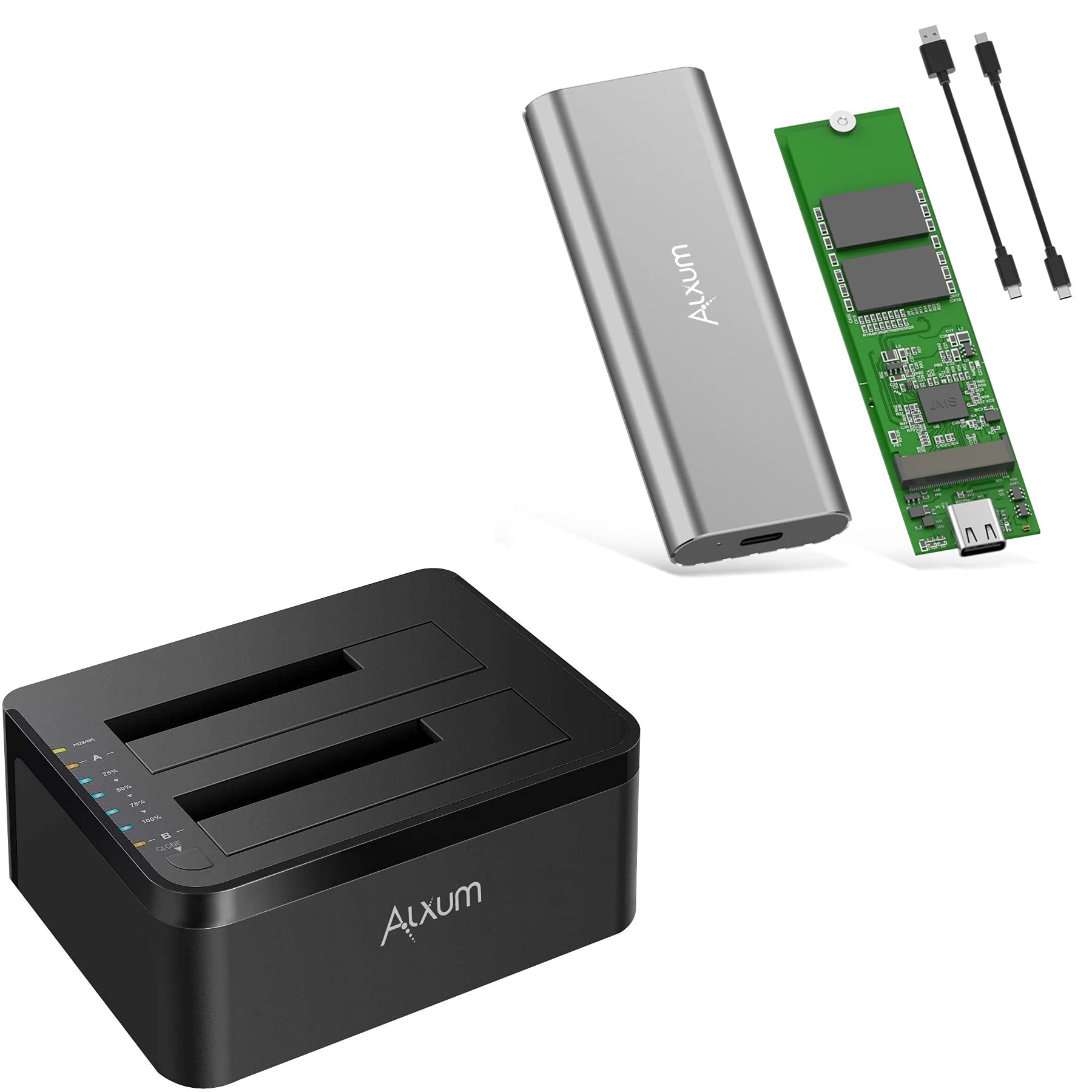 Buy Bundle Alxum SATA Hard Disk Drive Docking Station with Offline