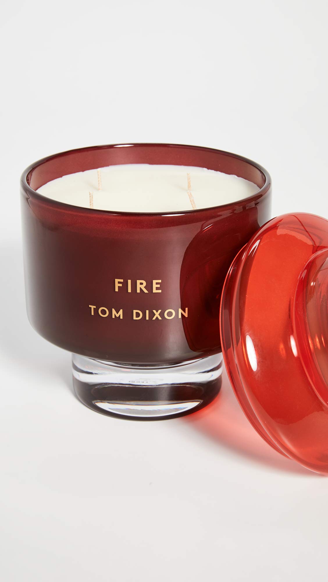 Amazon.co.jp: Tom Dixon メンズ ラージ ファイヤーキャンドル レッド