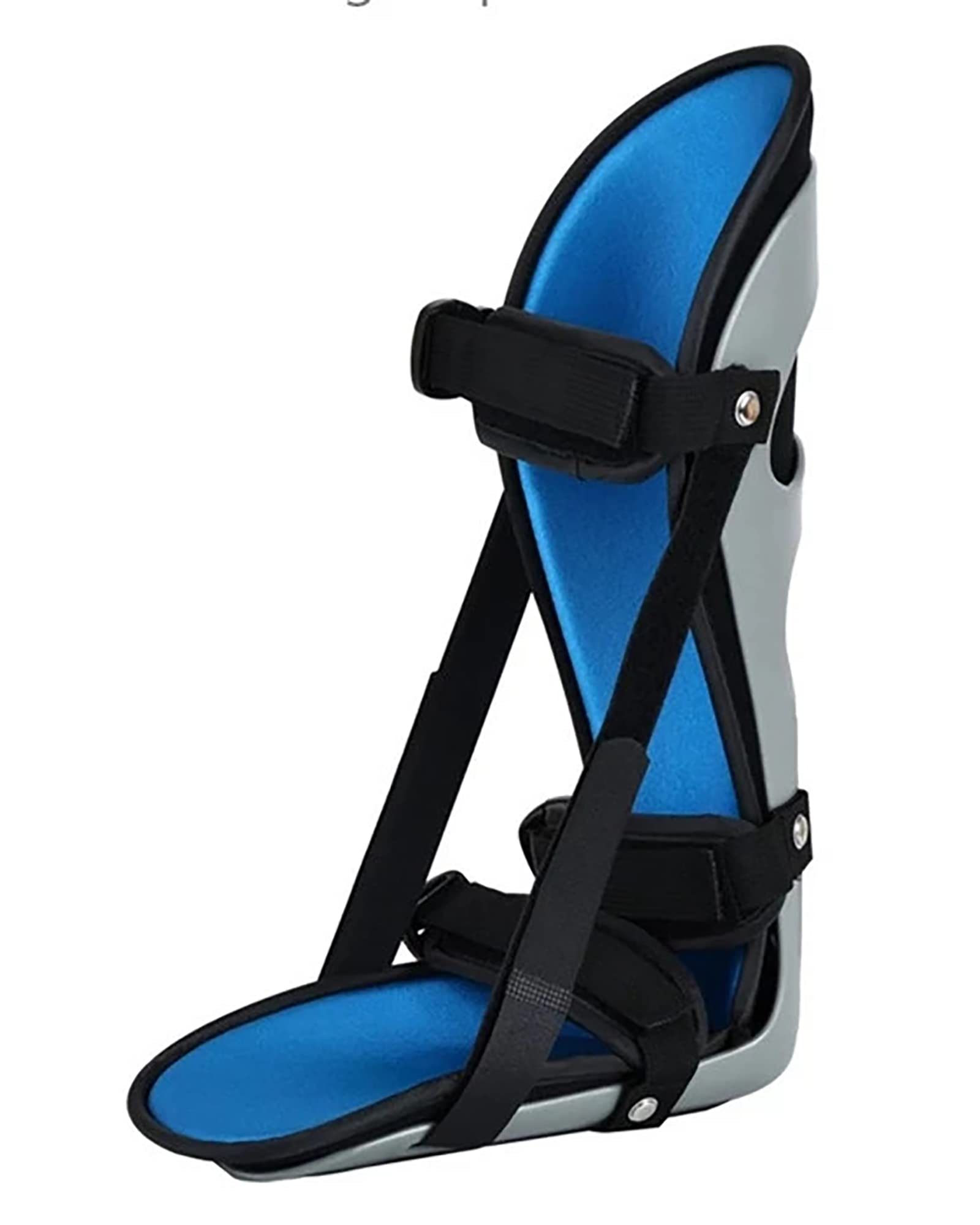 Férula de soporte para pie nocturno, ortesis de pie ajustable, férula protectora para fracturas fascitis plantar, S (S)