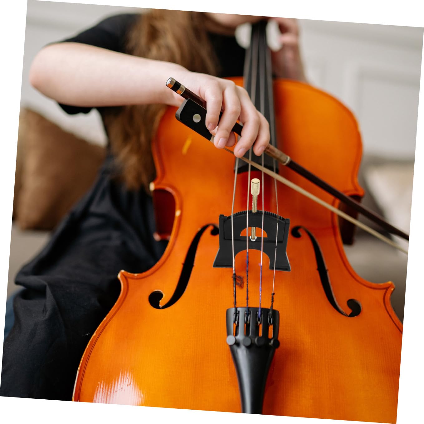 Toyvian Elevador de Cuerdas para Violonchelo de Herramienta para Cambiar el Puente de Violonchelo Suministros Uso Taller de Instrumentos de Cuerda