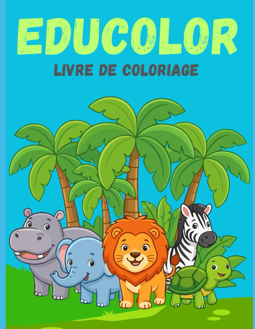 EDUCOLOR: Livre de coloriage Animaux pour enfant