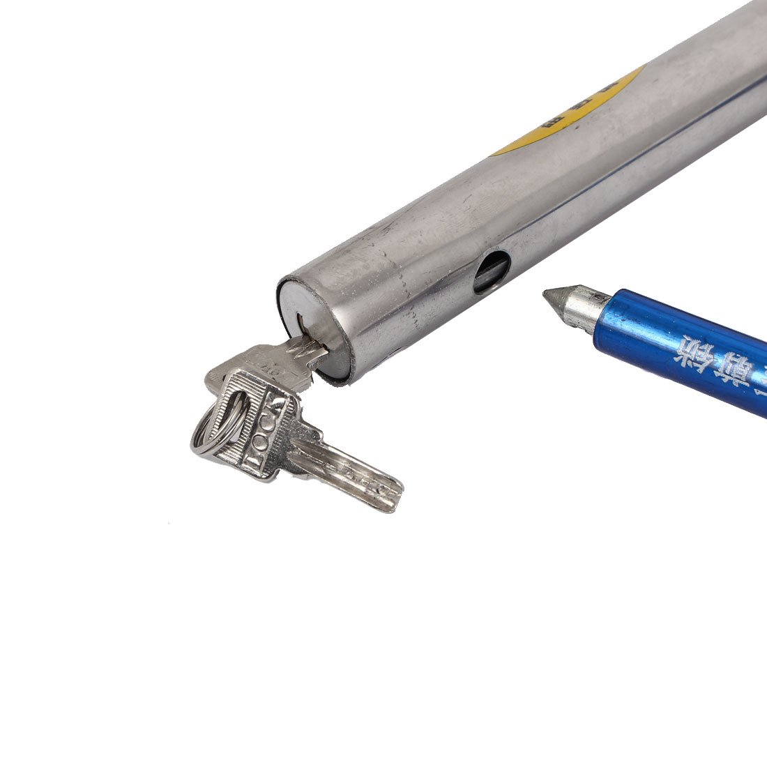 Aexit 5-Digit Coil Bike Locks Resettable Combination Lock U-Locks (20mm Dia)