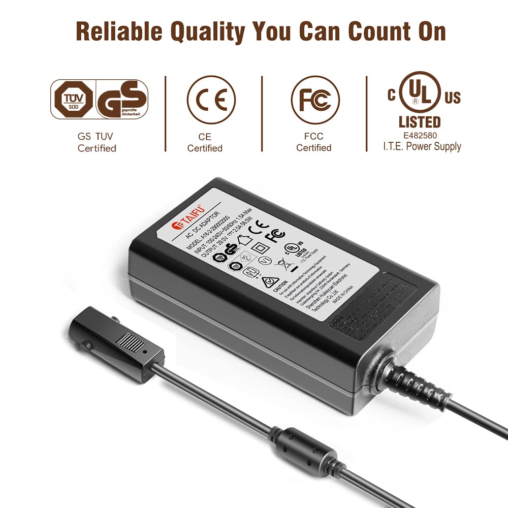 TAIFU Adaptador de CA/CC de 29V para Sillón Reclinable, Fuente de alimentación para sofá Mulin Electric 29 VDC 1,8A 2A Cargador de batería Transformador Silla elevadora Limoss MD-140 Pride Mobility
