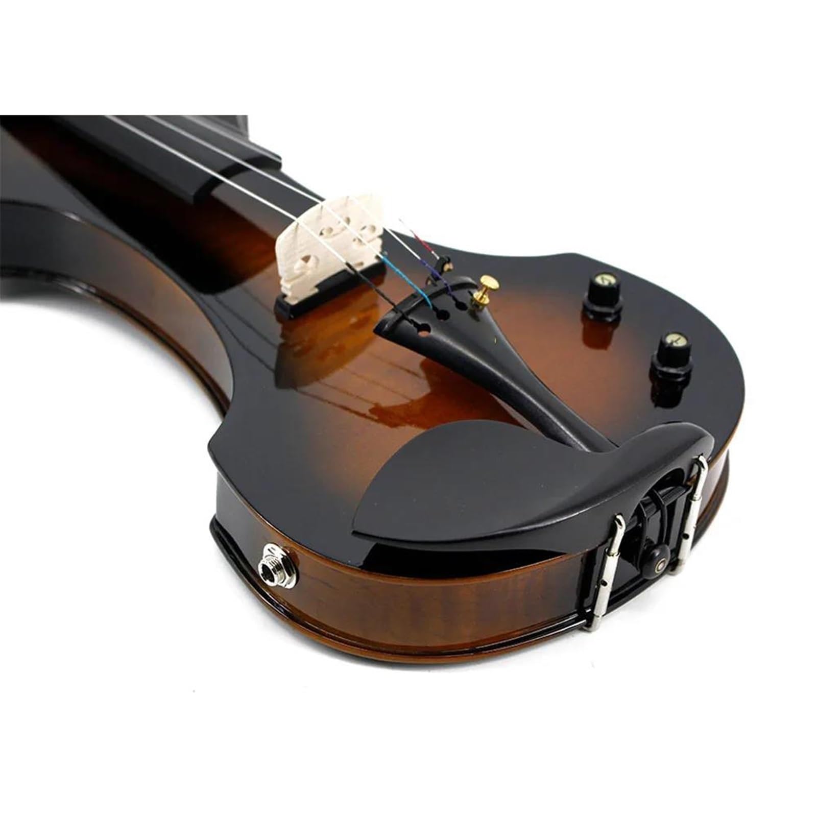 Violino Dimensioni 4/4 Con Corde Per Arco Per Studenti Principianti Elettrico In Legno Massello Con Arco Per Custodia(B)