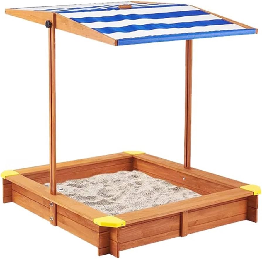 Amazon.co.jp: 蓋付き木製砂場、 高さ調節可能な屋根 砂保護ライナー Amazon.co.jp: 蓋付き木製砂場、 高さ調節可能な屋根 砂保護ライナー