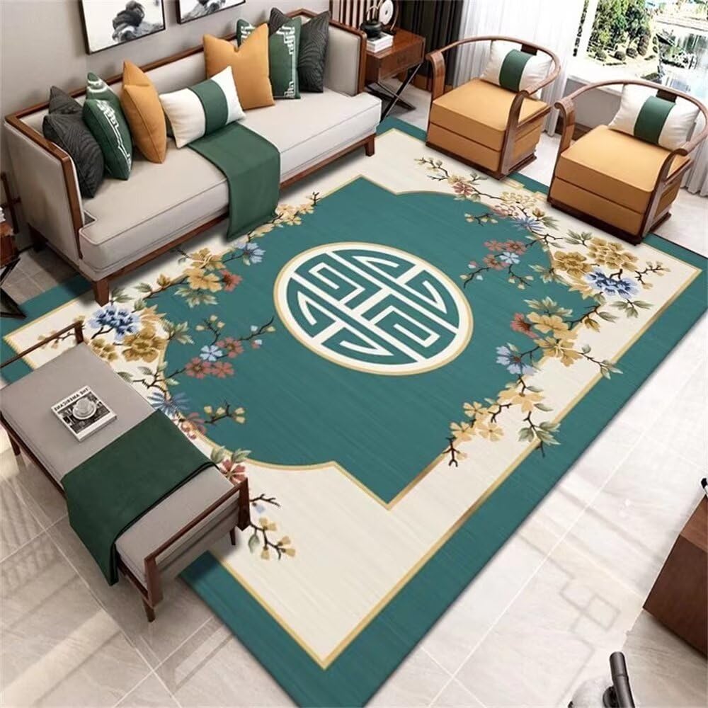 Gamer Teppich Moderne Mode Outdoor Teppiche Balkon Türkis Ornamente für möbel Spiel teppiche Gamer Teppich tepich100x160CM