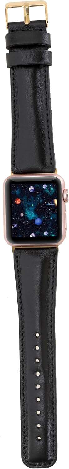 Premium Handmade Leather Watch Band for Apple Watch Ultra 3 2 1 & SE 3 2 1 & Series 11 10 9 8 7 6 5 4 3 2 1 fits 49mm 46mm 45mm 44mm 42mm 41mm 40mm 38mm