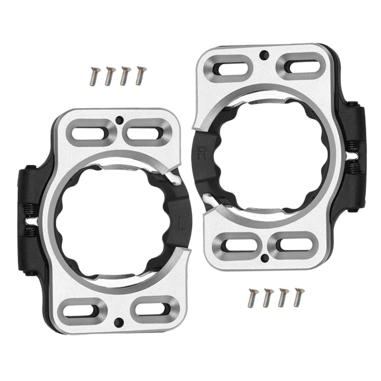 Kisangel 2pezzi Tacchette Per Scarpe Da Ciclismo Con Copertura Antiscivolo Adattatori Per Pedali Bici Strada e Mountain Bike Accessori Resistente e Sicuro Per Ciclismo