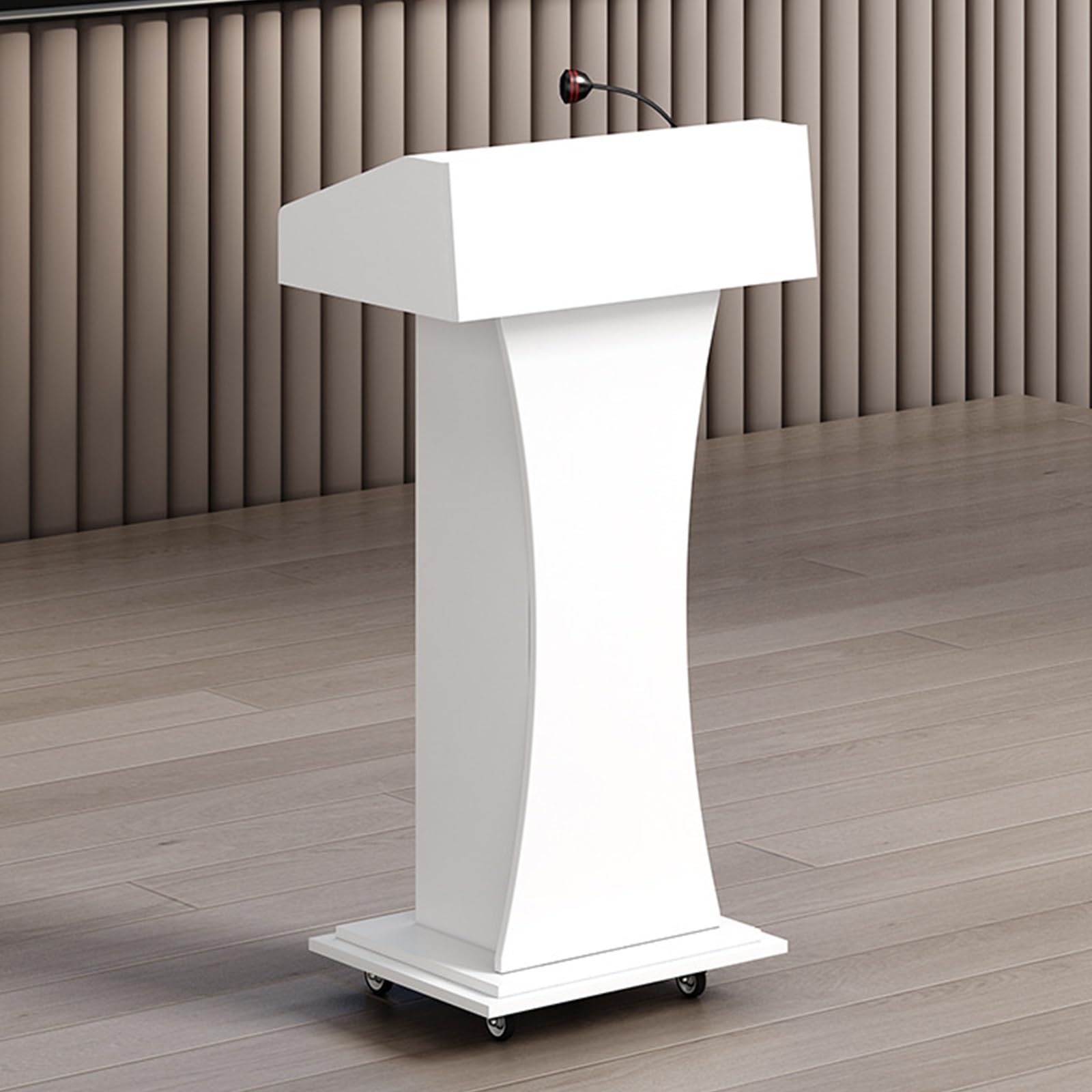 Genérico Soporte de Madera para Atril, púlpito Estable para Iglesia, Aula, conferencias y Bodas, Soporte de presentación Ideal para Profesores, conferenciantes y oradore