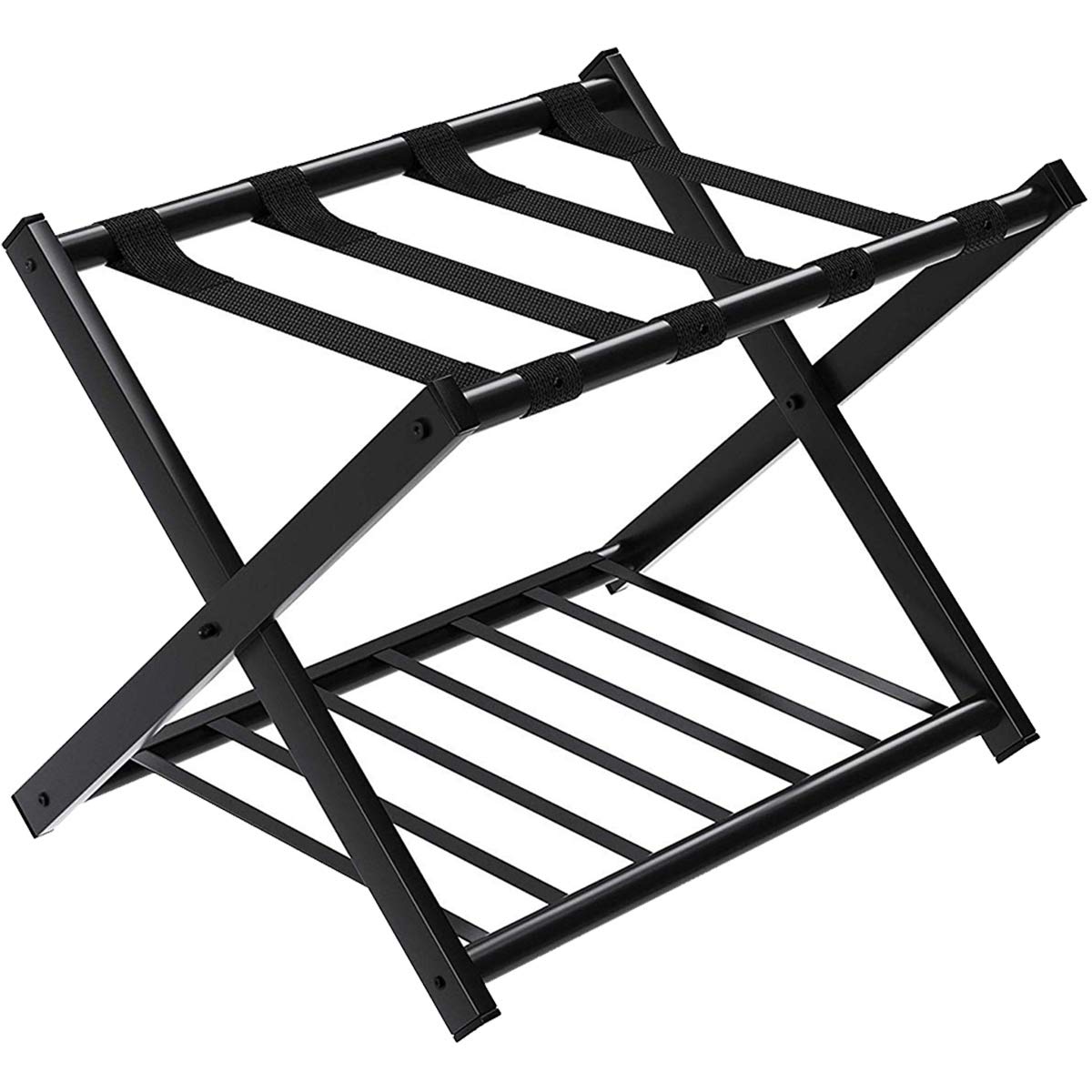 Buy GLACER Double Tiers Luggage Holder, 2Tier Luggage Rack Stand with
