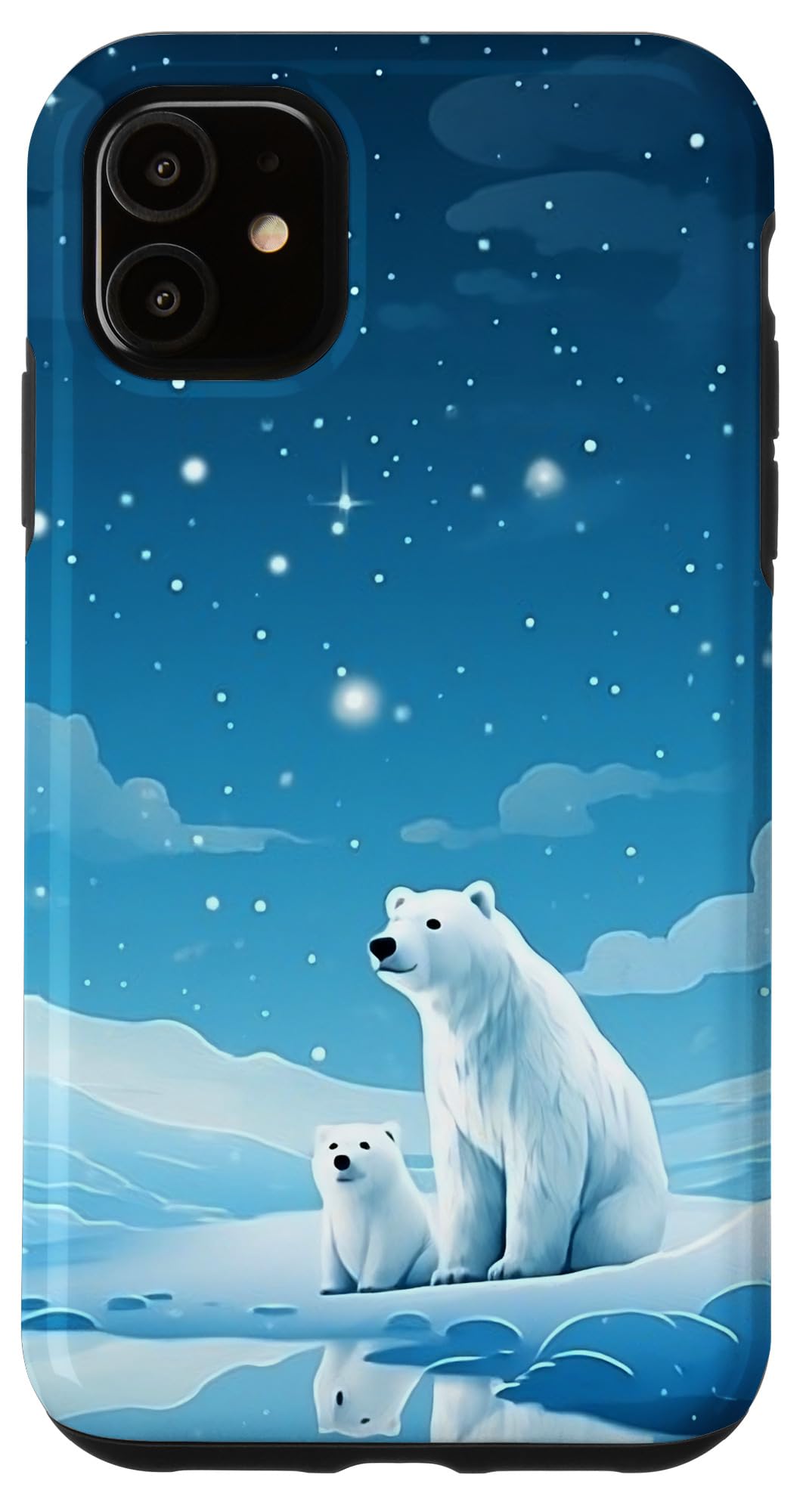 Polar Bear, Arctic North Pole, Alaska Snow, Cute Polar Bears Case for iPhone 11