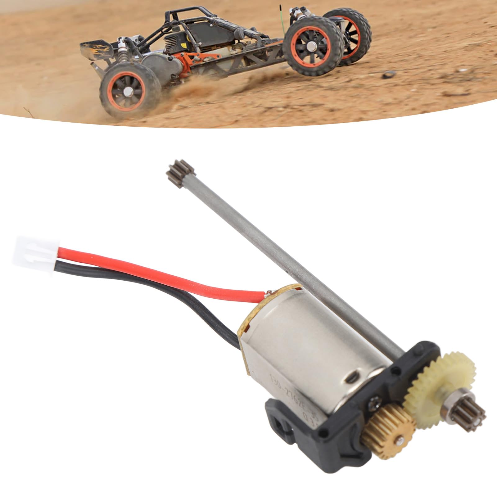 RiToEasysports Ensemble de Moteur de Voiture RC en Alliage D'aluminium pour Wltoys 284010 284131 K969 K989, Haute Performance, Puissant