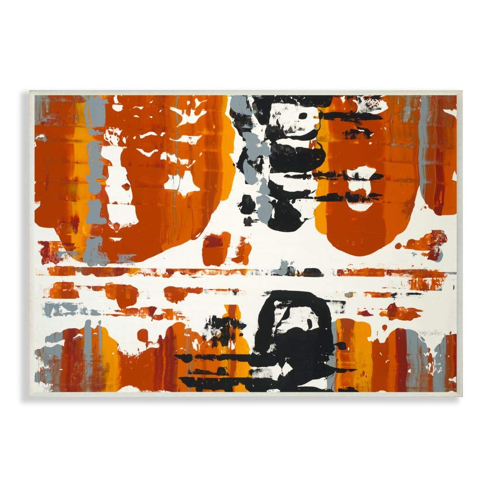 Stupell Home Décor Burnt Orange Momentum Wall Plaque Art, 10 x 0.5 x 15, Proudly Made in USA