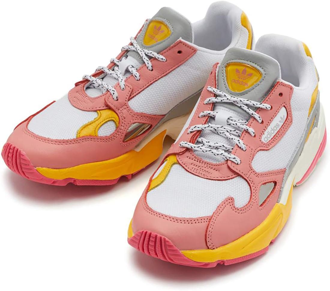 Amazon.co.jp: Adidas Falcon W FALCON EG9933 White/Pink, white/pink, : Shoes  \u0026 Bags
