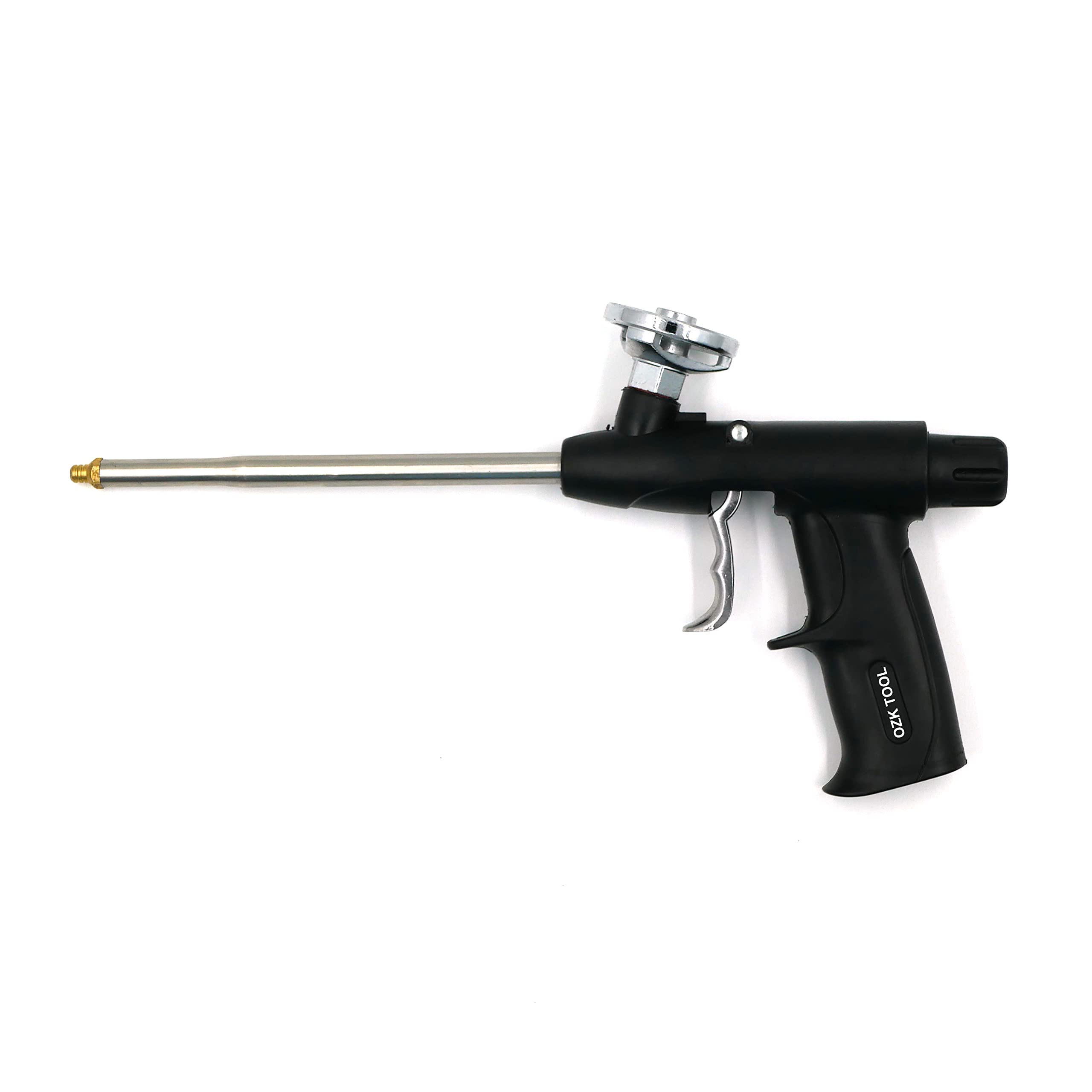 OZKLUX® Pistola per schiuma PU in plastica - Pistola per uso con schiuma poliuretanica per edilizia (1k & 2k 750ml)