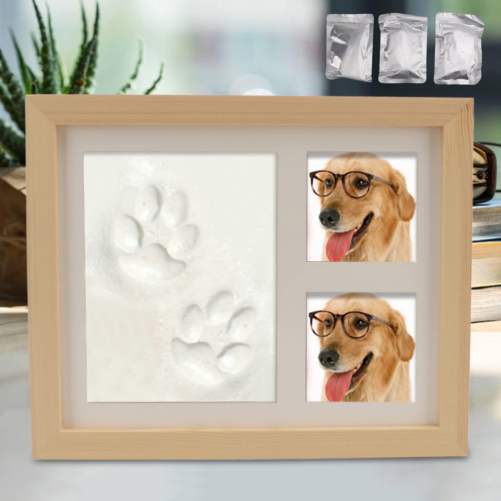 Cornice Impronte Cane Kit Impronte Zampe Animali - Argilla Per Ricordi Di  Cani E Gatti Kit Impronta Cane, image size:1601x1601