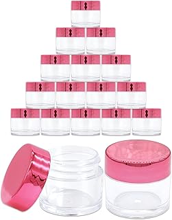 Beauticom - Tarros redondos de acrílico trans...