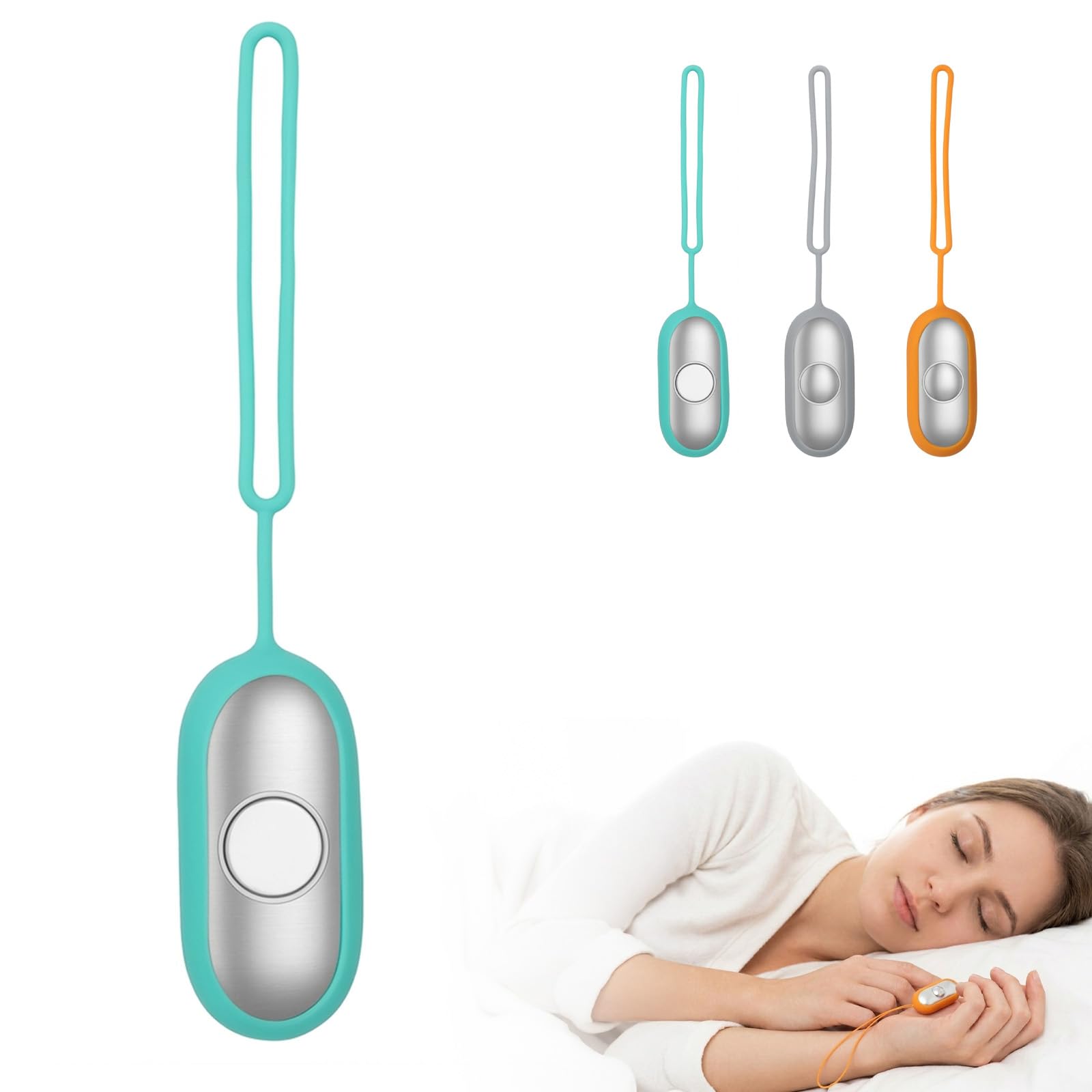 Calmbeez Gerät mit USB Aufladung für Entspannung und besseren Schlaf, tragbar, kompakt, Grün