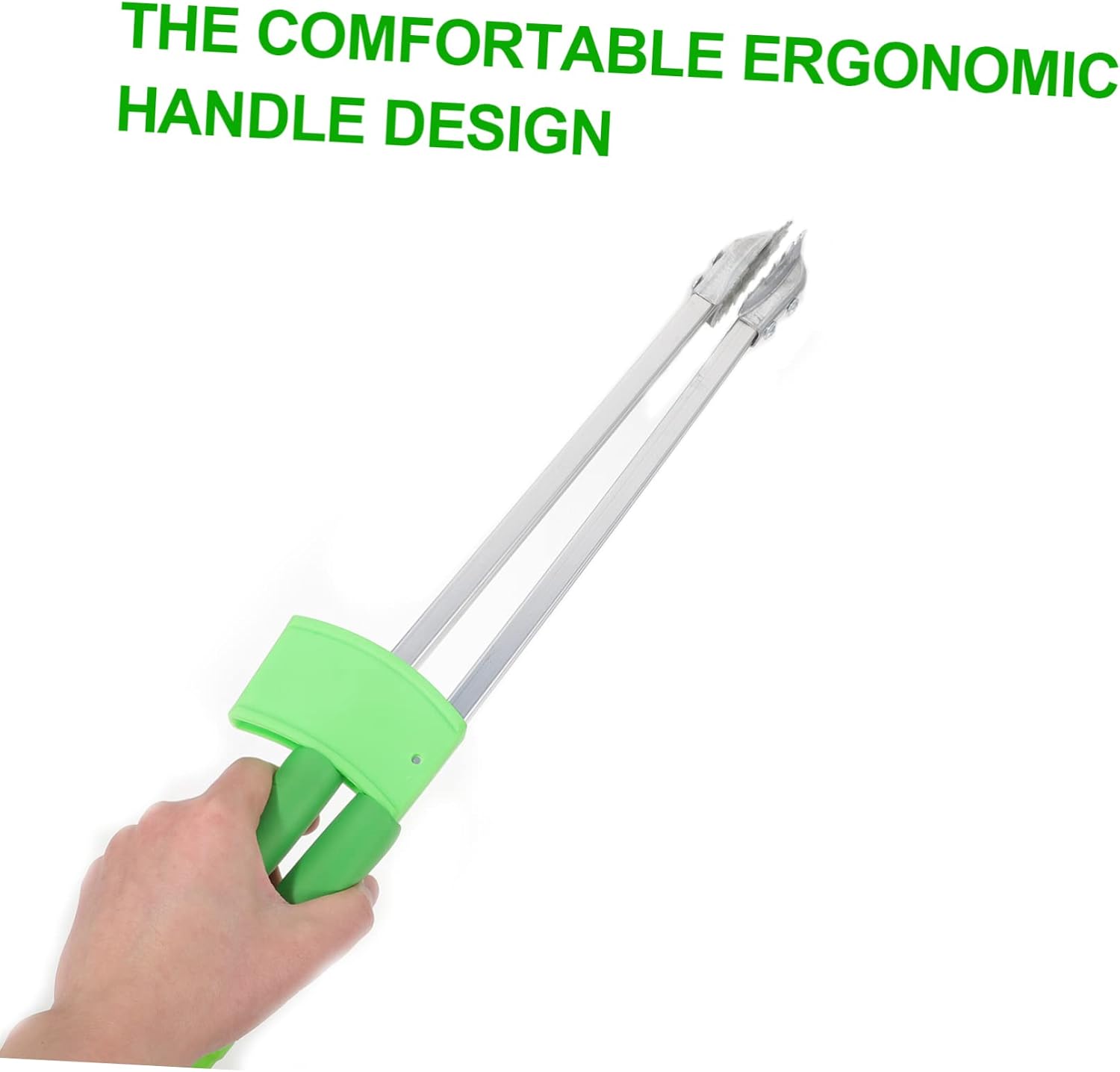 GANAZONO Trash Grabber Tool Outdoor Trash Picker Litter Picker for Household Cleaning Lawn Floor Shelf and Hard to Reach Places Ergonomic Handle 20.47 in